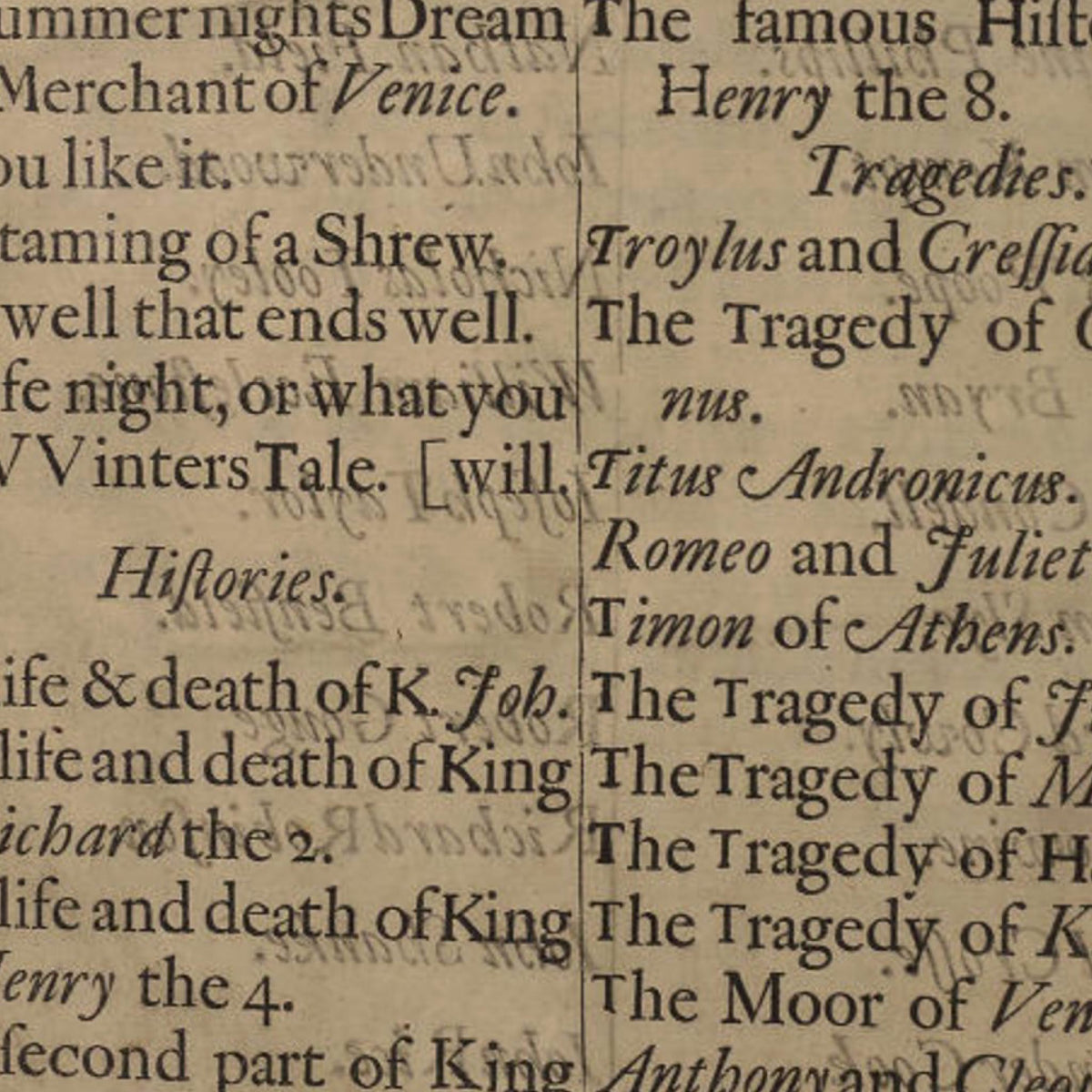 Third Folio · 1664