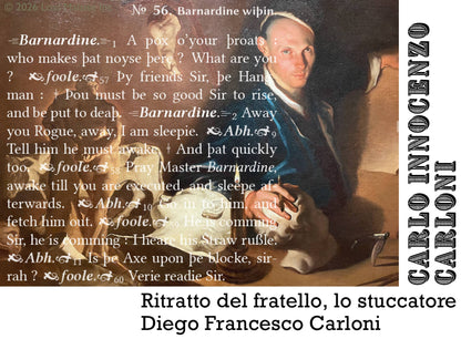 Barnardine's fate is certain beheading, art work shows busts in various configurations.